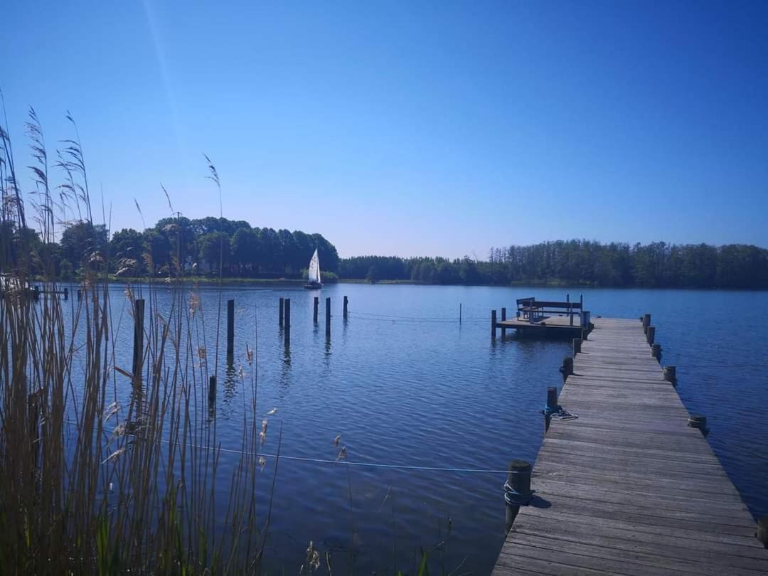 Fewo In Bosau Am Ploener See Mit Eigenem Bootssteg App 12 Exteriér fotografie